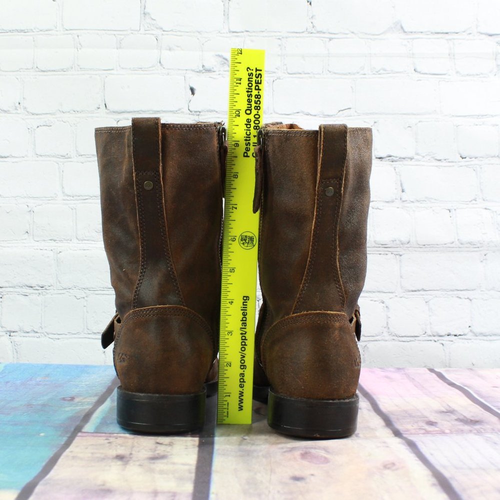 UGG Australia Marela Combat Lace Up Boots Size 8.5 - Picture 7 of 10